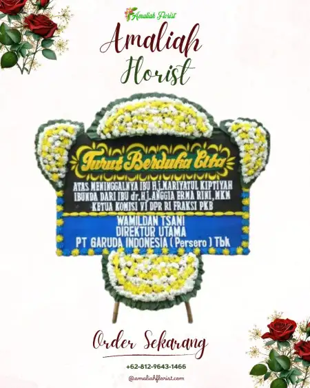 Papan Bunga Duka Kelusa